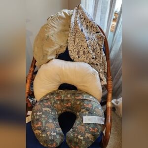 Boppy Woodland Nursing Pillow and Leachco Nursing Pillow